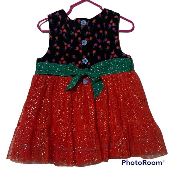 Matilda Jane Floral Glittery Top Little Girls Size 4 - Picture 2 of 9